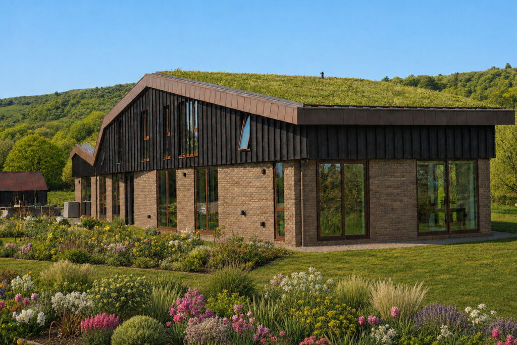 Modern designed house in countryside by expert builders Beckwood.