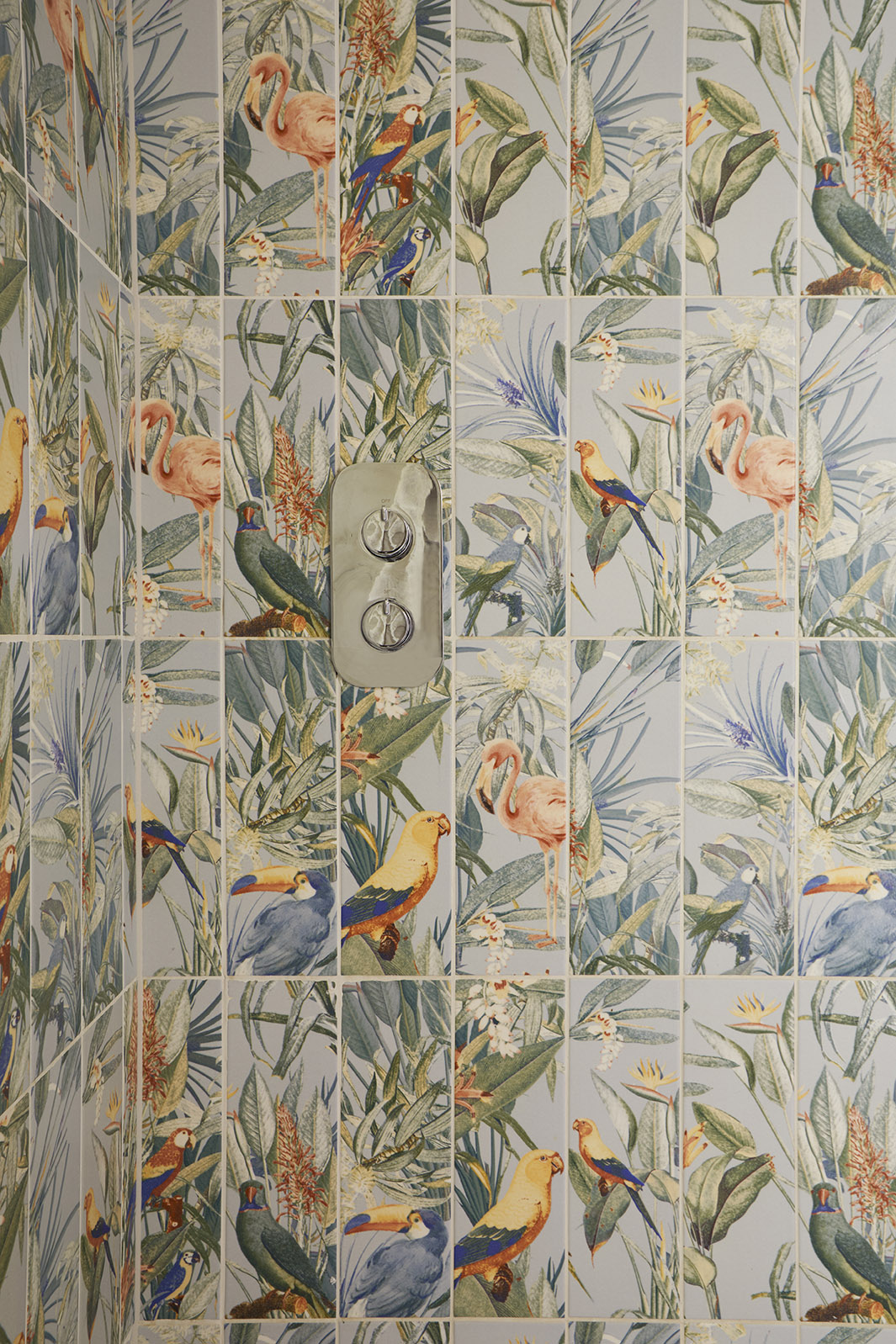 Luxury tiles in modern contemporary home.